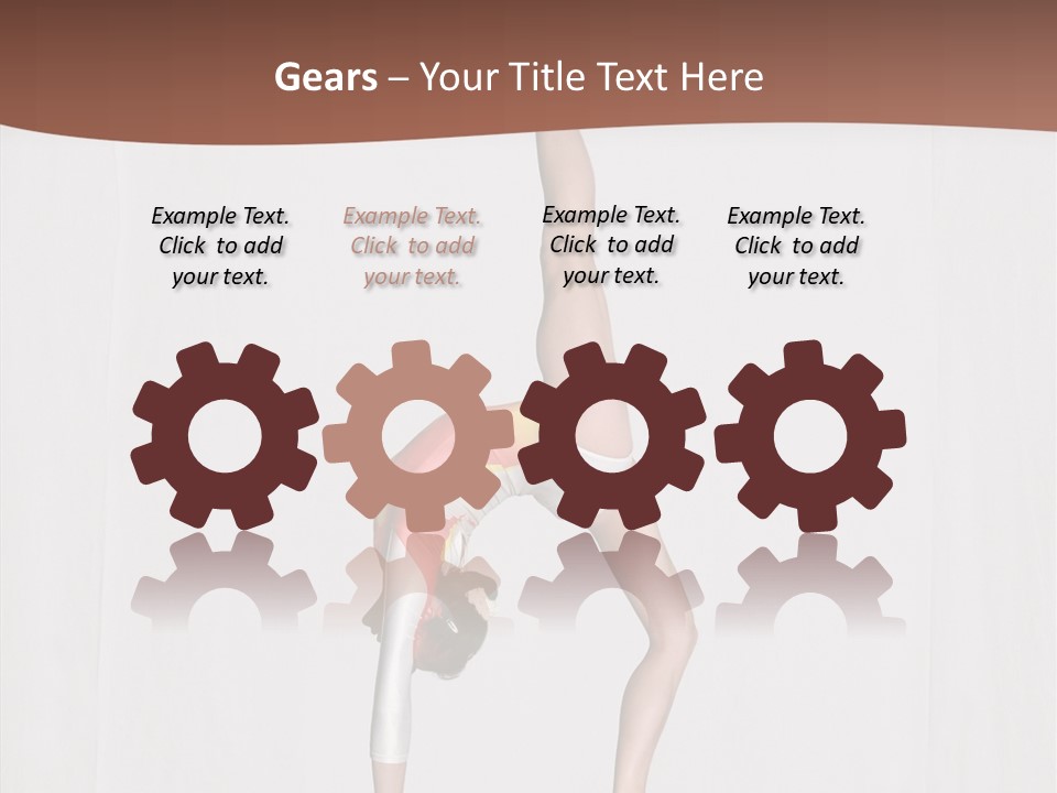 Athlete Teen Fitness PowerPoint Template