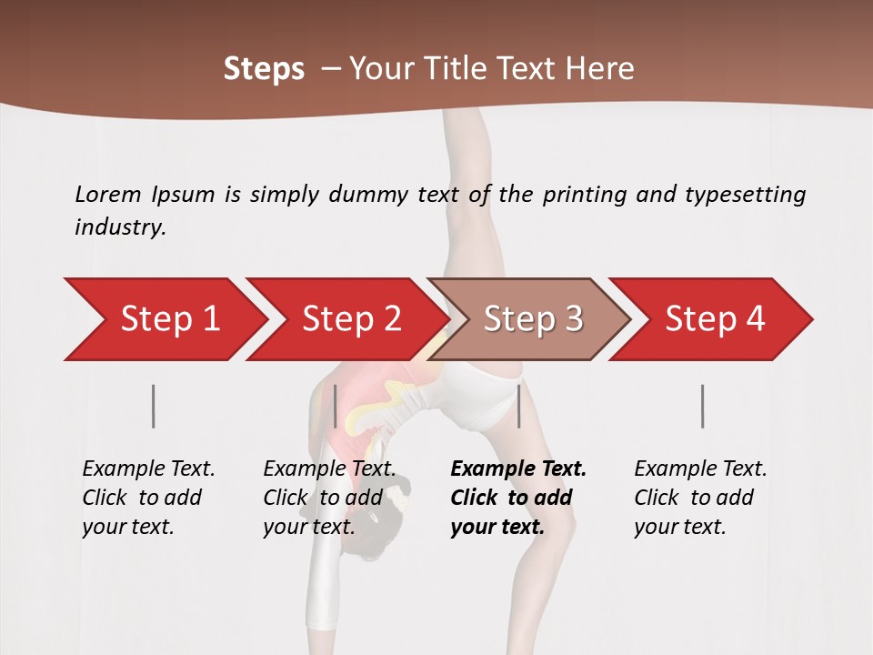 Athlete Teen Fitness PowerPoint Template