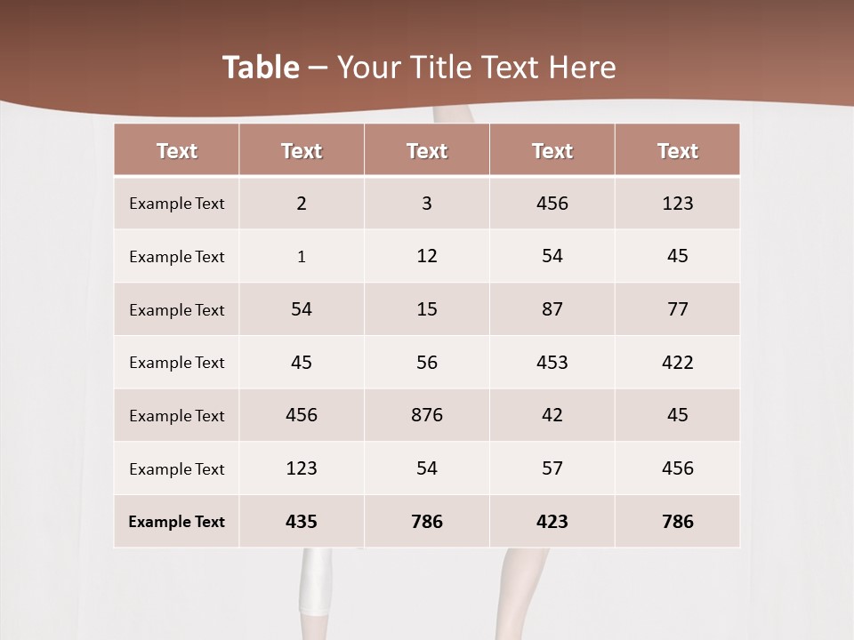 Athlete Teen Fitness PowerPoint Template