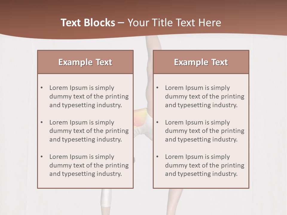 Athlete Teen Fitness PowerPoint Template