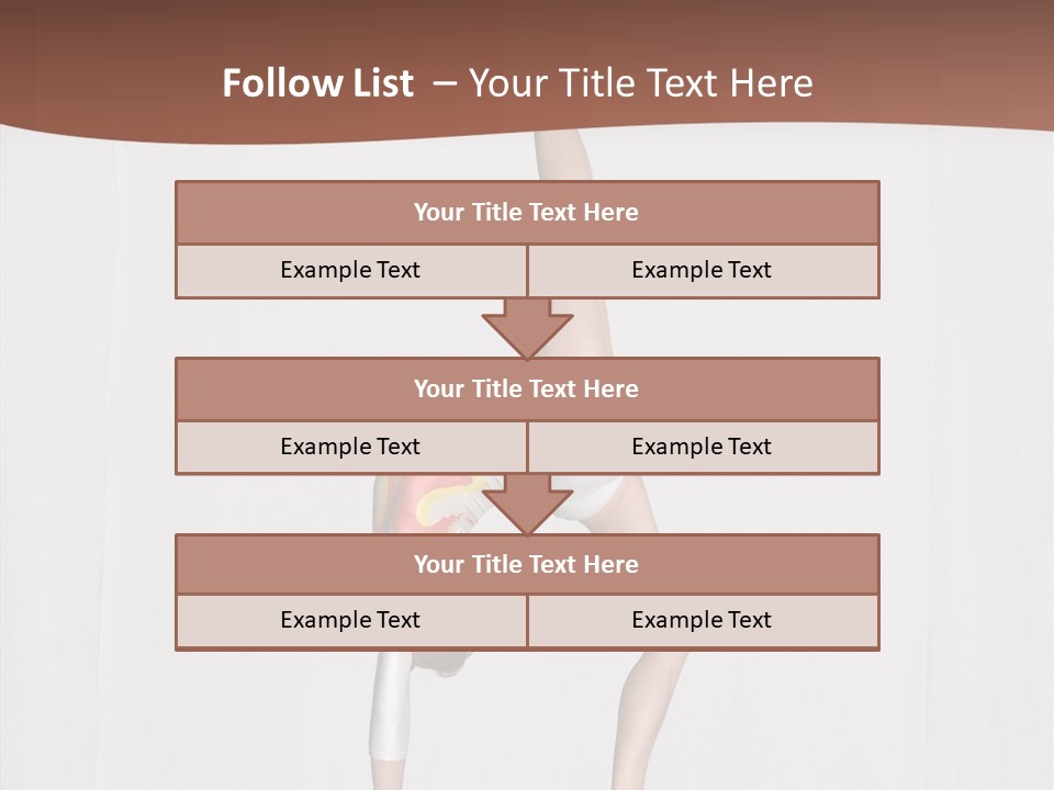 Athlete Teen Fitness PowerPoint Template