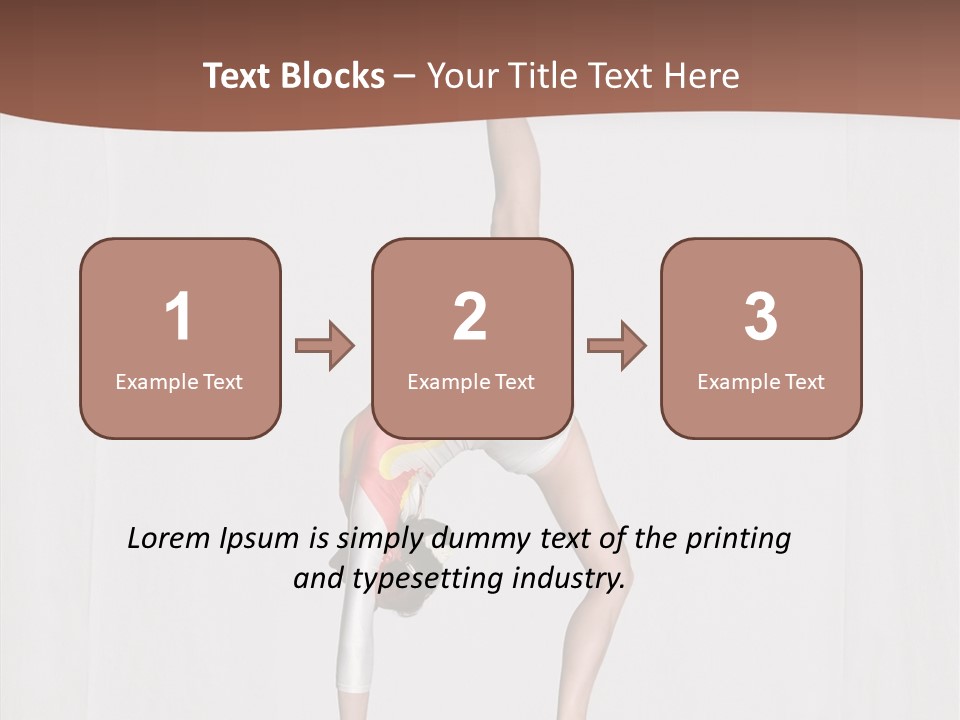 Athlete Teen Fitness PowerPoint Template