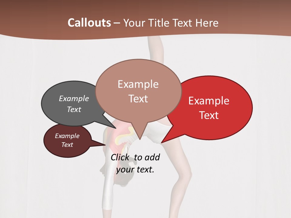 Athlete Teen Fitness PowerPoint Template