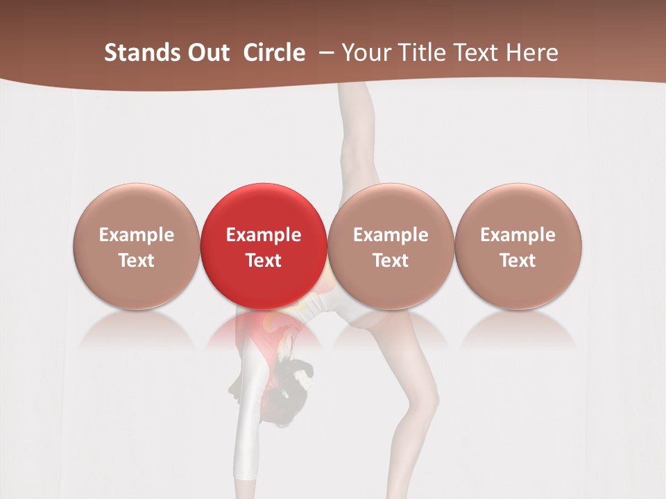 Athlete Teen Fitness PowerPoint Template