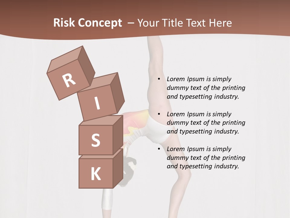 Athlete Teen Fitness PowerPoint Template