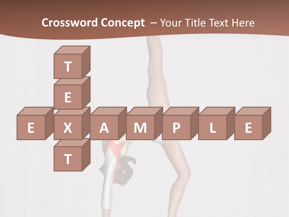 Athlete Teen Fitness PowerPoint Template