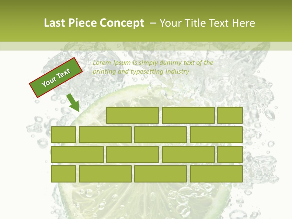 Water Sparkling White PowerPoint Template