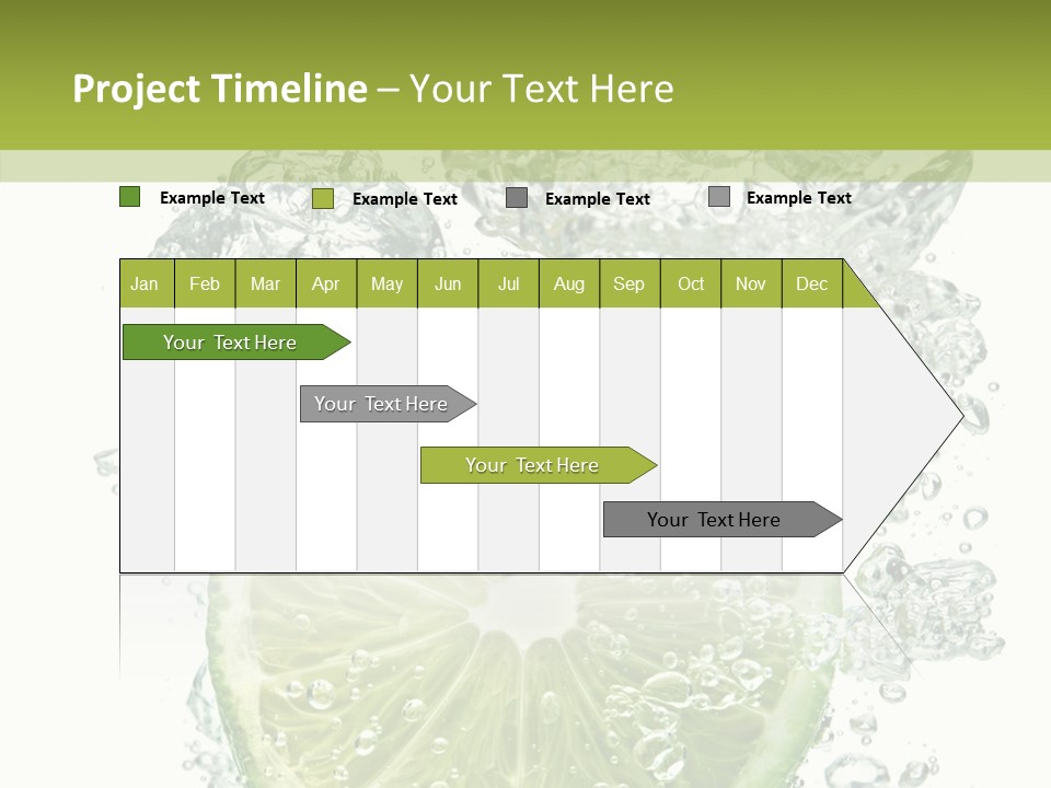 Water Sparkling White PowerPoint Template