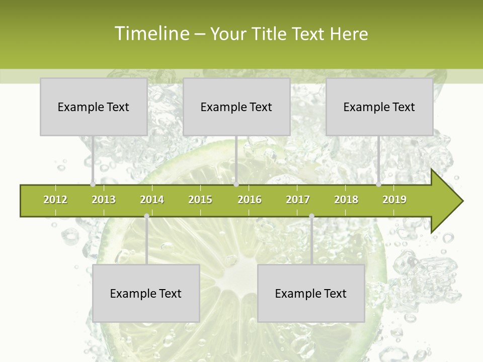 Water Sparkling White PowerPoint Template