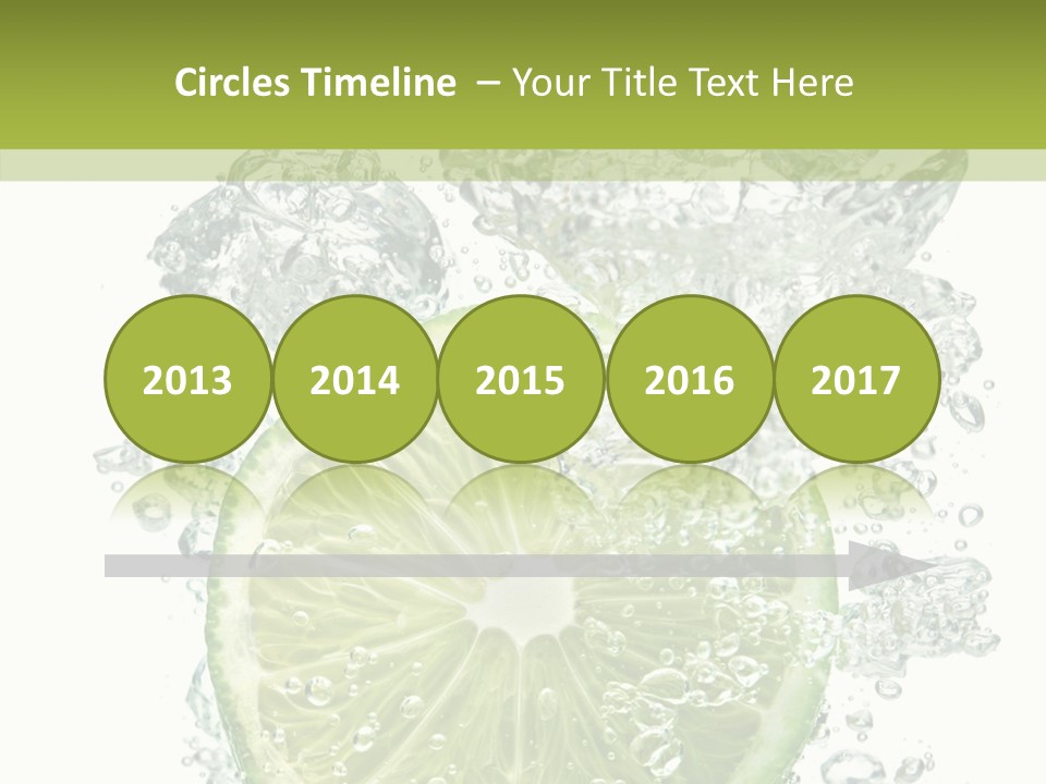 Water Sparkling White PowerPoint Template