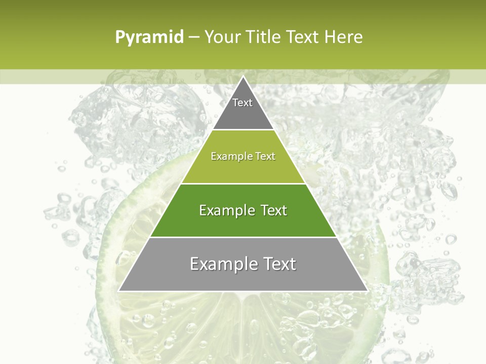 Water Sparkling White PowerPoint Template