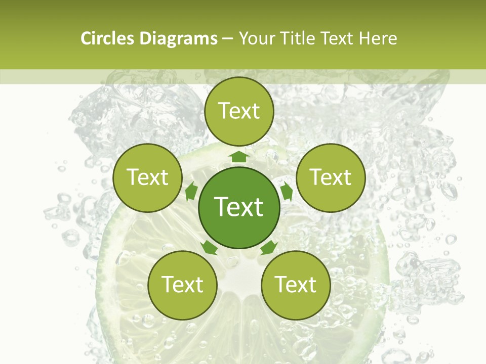 Water Sparkling White PowerPoint Template