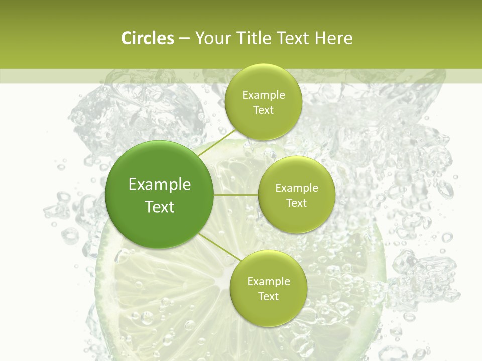 Water Sparkling White PowerPoint Template
