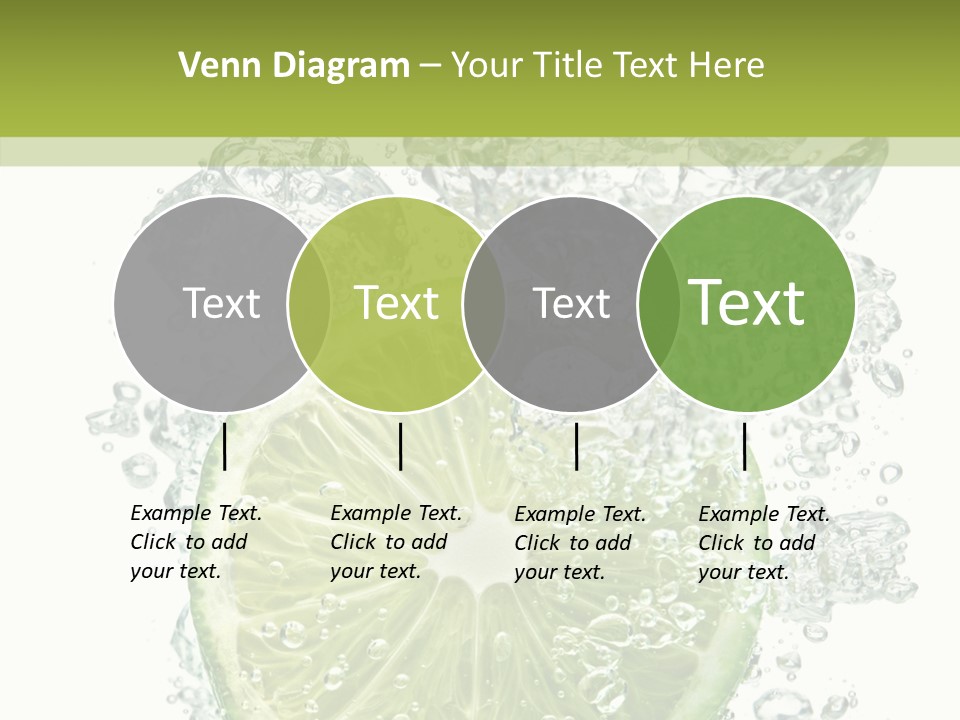 Water Sparkling White PowerPoint Template