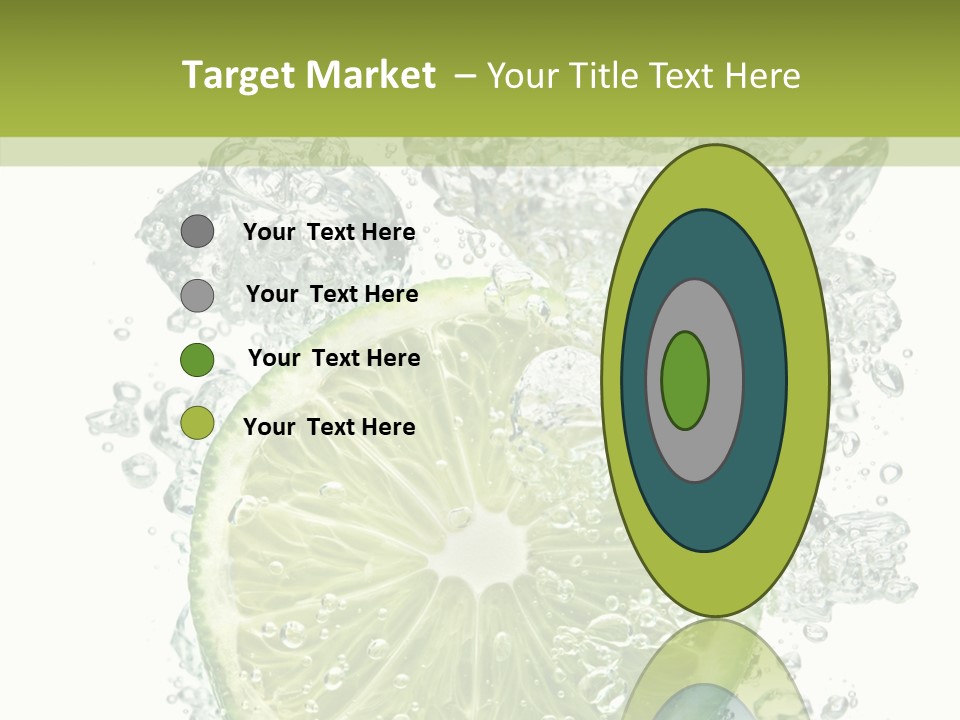 Water Sparkling White PowerPoint Template