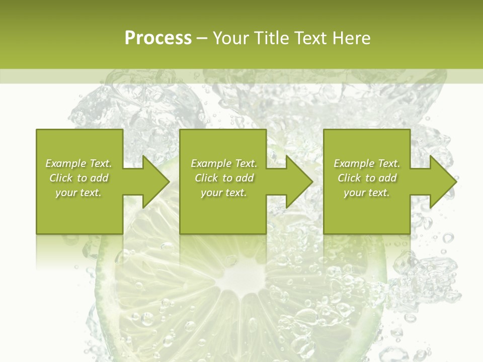 Water Sparkling White PowerPoint Template
