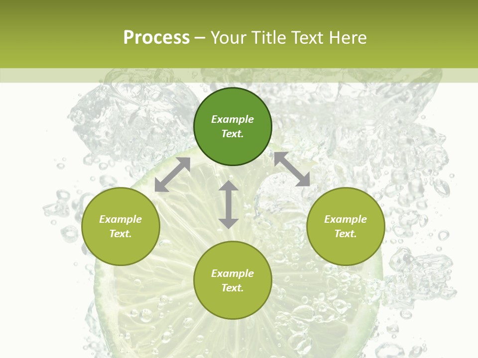Water Sparkling White PowerPoint Template
