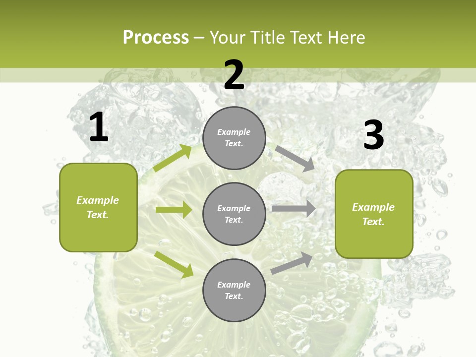 Water Sparkling White PowerPoint Template
