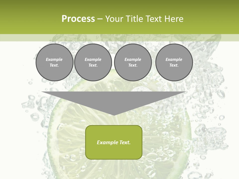 Water Sparkling White PowerPoint Template