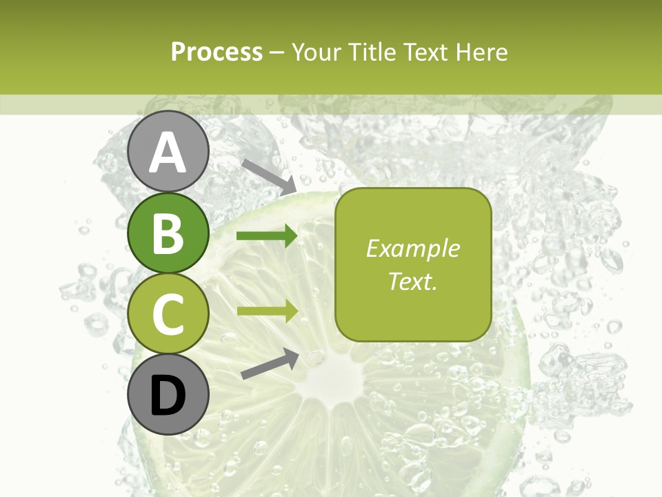 Water Sparkling White PowerPoint Template