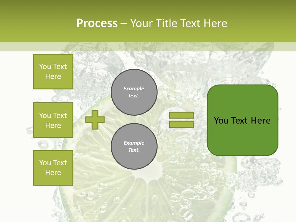 Water Sparkling White PowerPoint Template