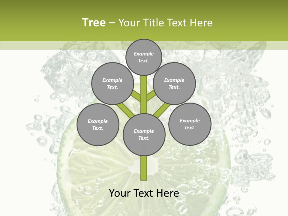 Water Sparkling White PowerPoint Template