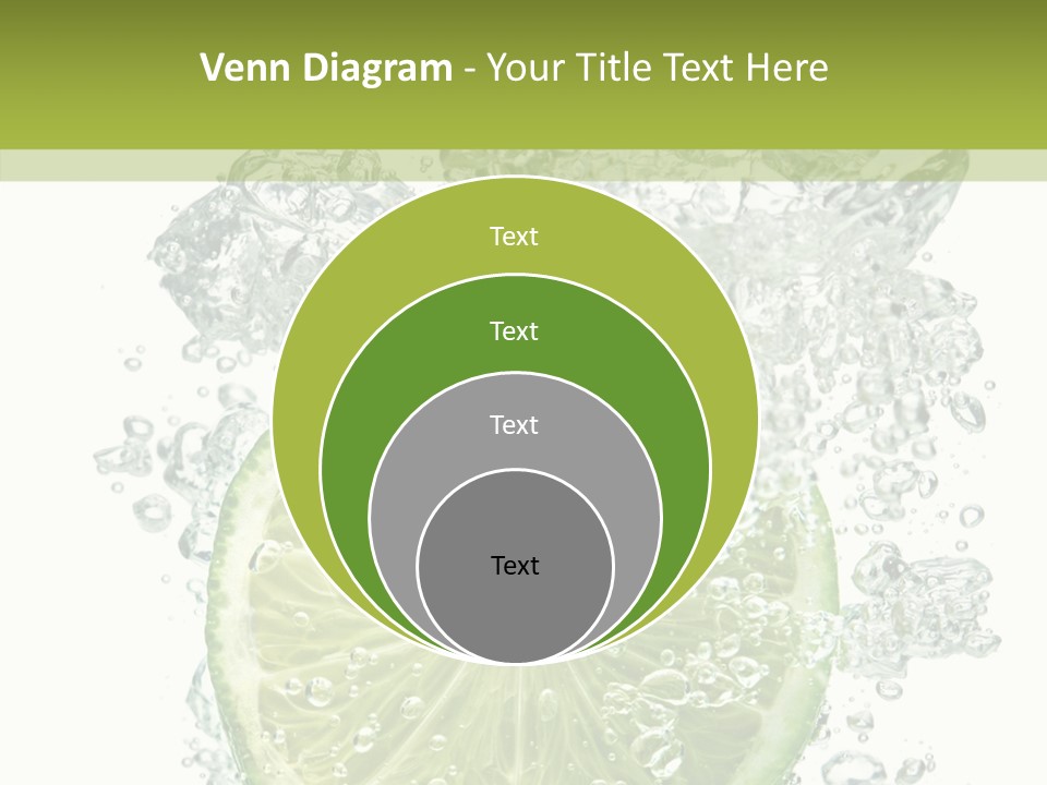 Water Sparkling White PowerPoint Template
