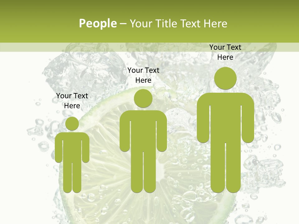 Water Sparkling White PowerPoint Template