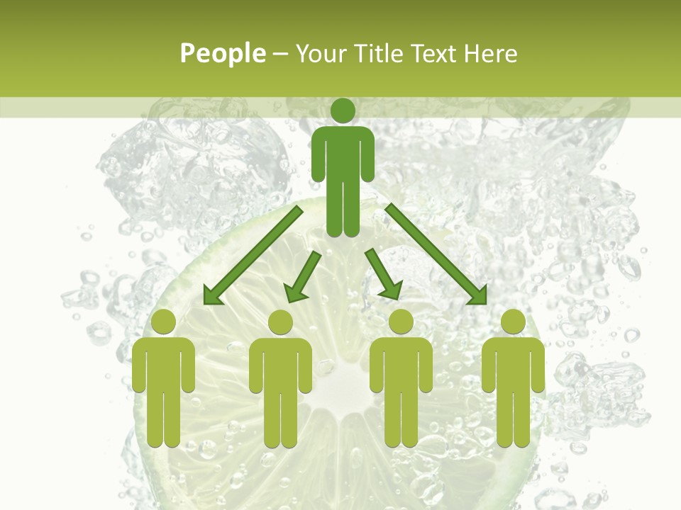 Water Sparkling White PowerPoint Template