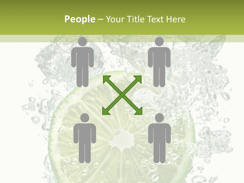 Water Sparkling White PowerPoint Template