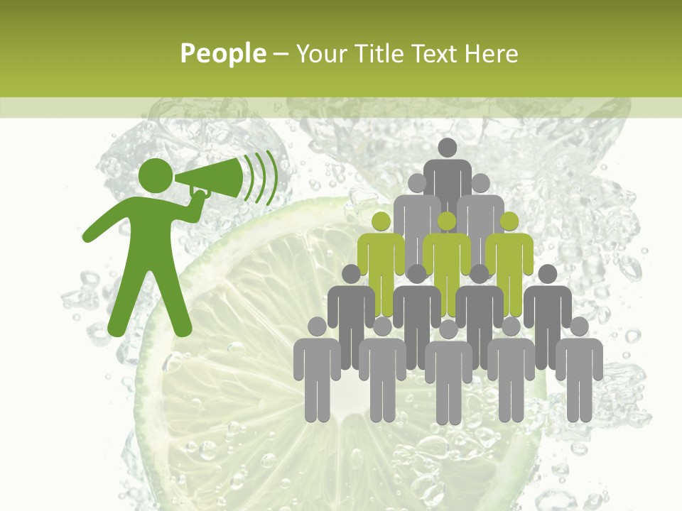 Water Sparkling White PowerPoint Template