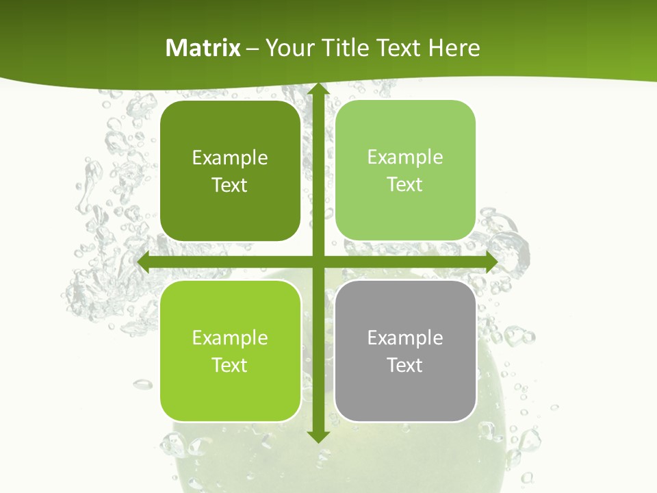 Texture Image Isolated PowerPoint Template