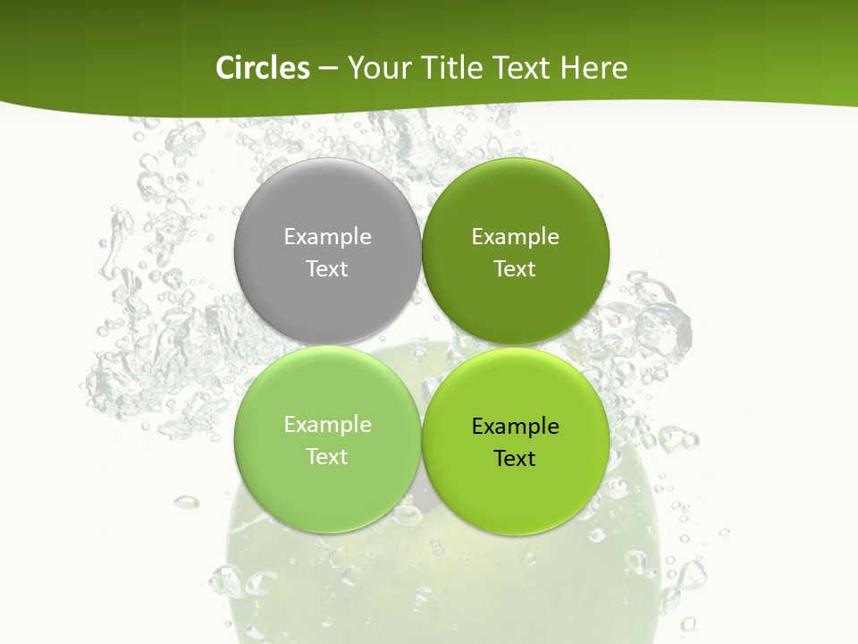 Texture Image Isolated PowerPoint Template