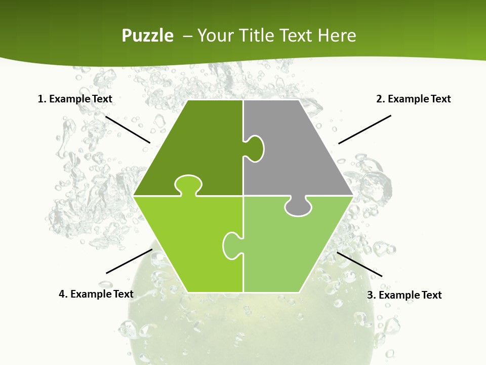 Texture Image Isolated PowerPoint Template