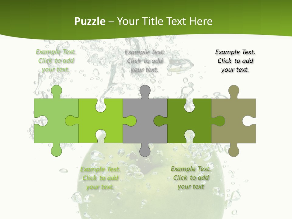 Texture Image Isolated PowerPoint Template