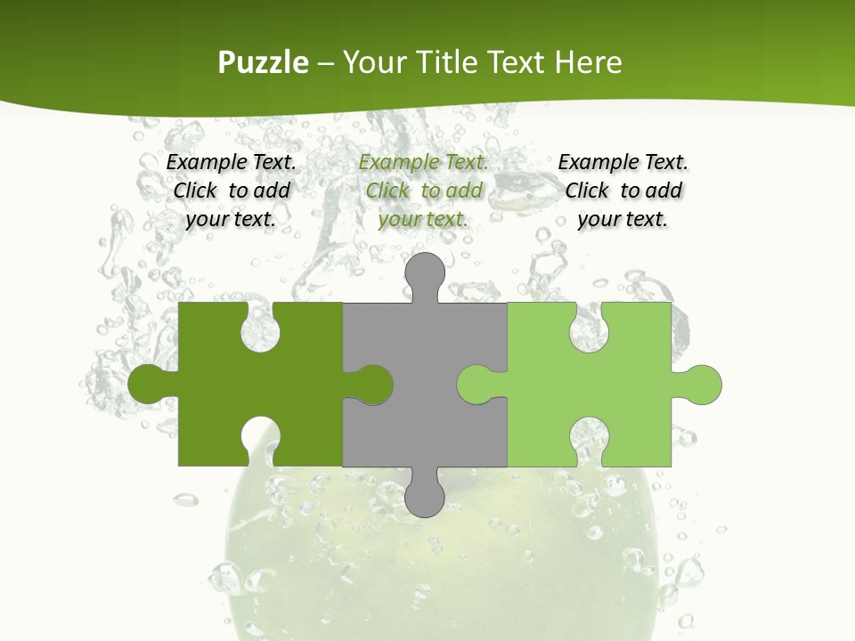 Texture Image Isolated PowerPoint Template