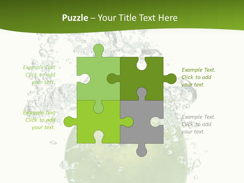 Texture Image Isolated PowerPoint Template