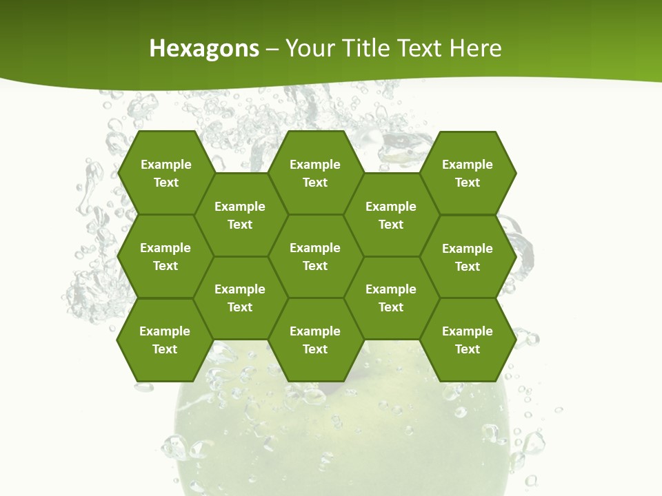 Texture Image Isolated PowerPoint Template