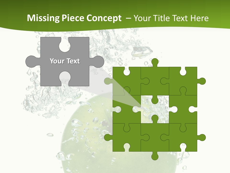 Texture Image Isolated PowerPoint Template