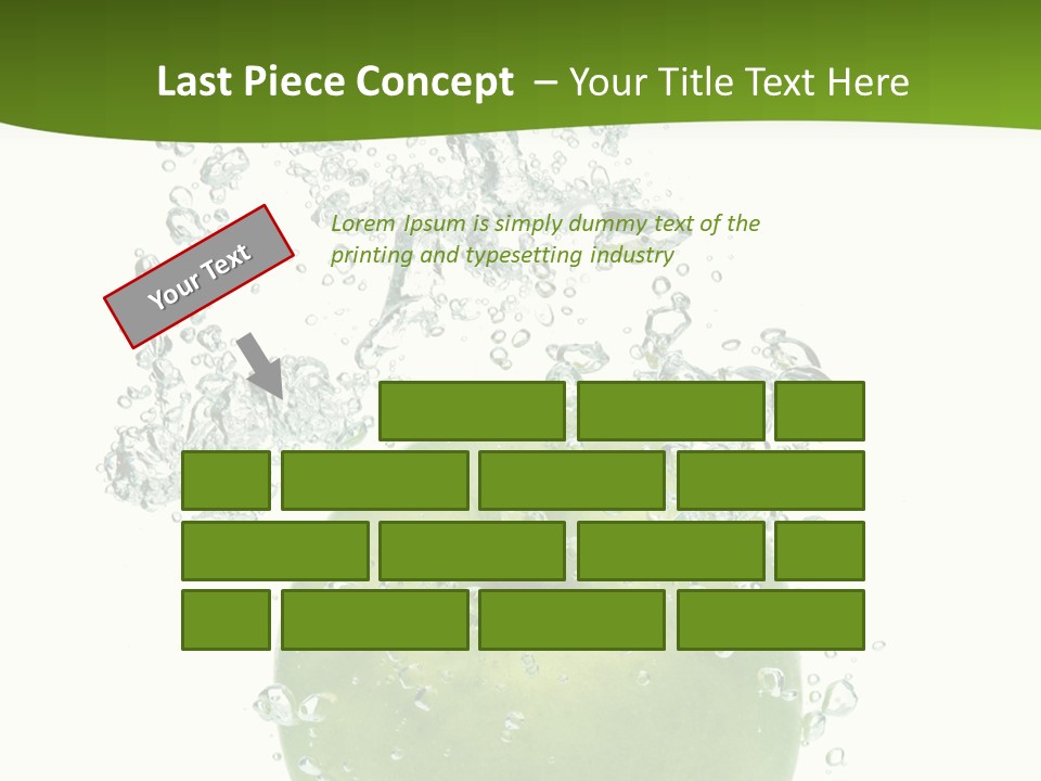 Texture Image Isolated PowerPoint Template