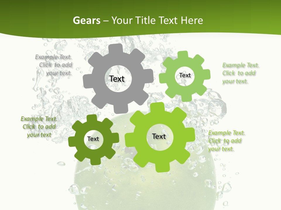 Texture Image Isolated PowerPoint Template