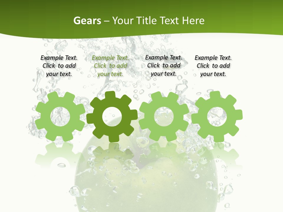 Texture Image Isolated PowerPoint Template
