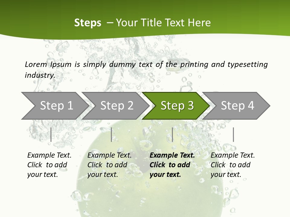 Texture Image Isolated PowerPoint Template