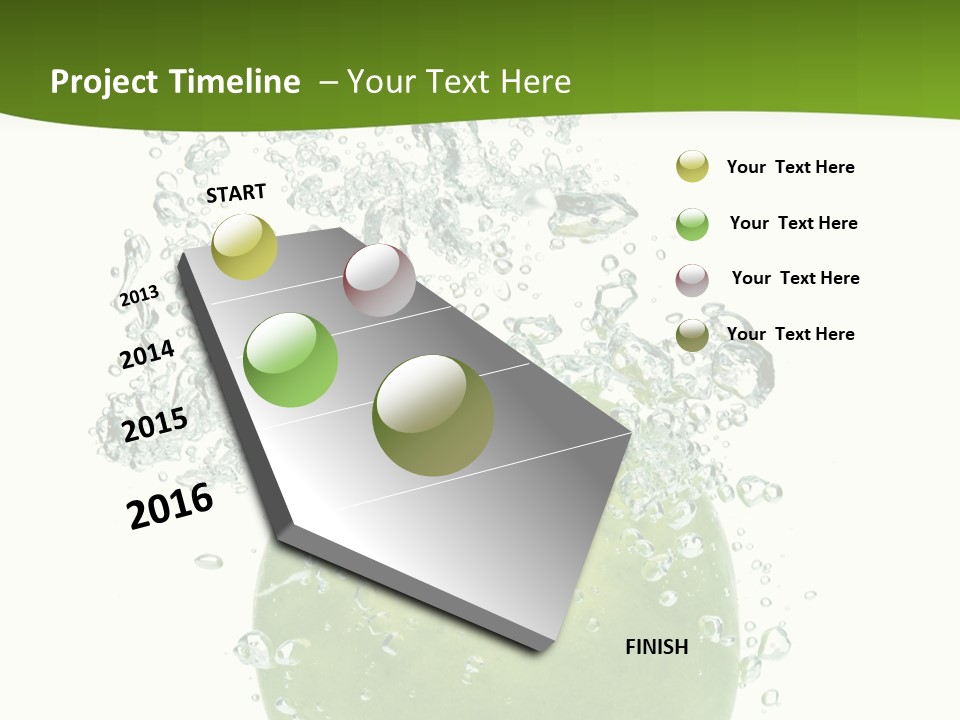 Texture Image Isolated PowerPoint Template