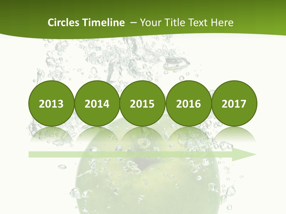Texture Image Isolated PowerPoint Template