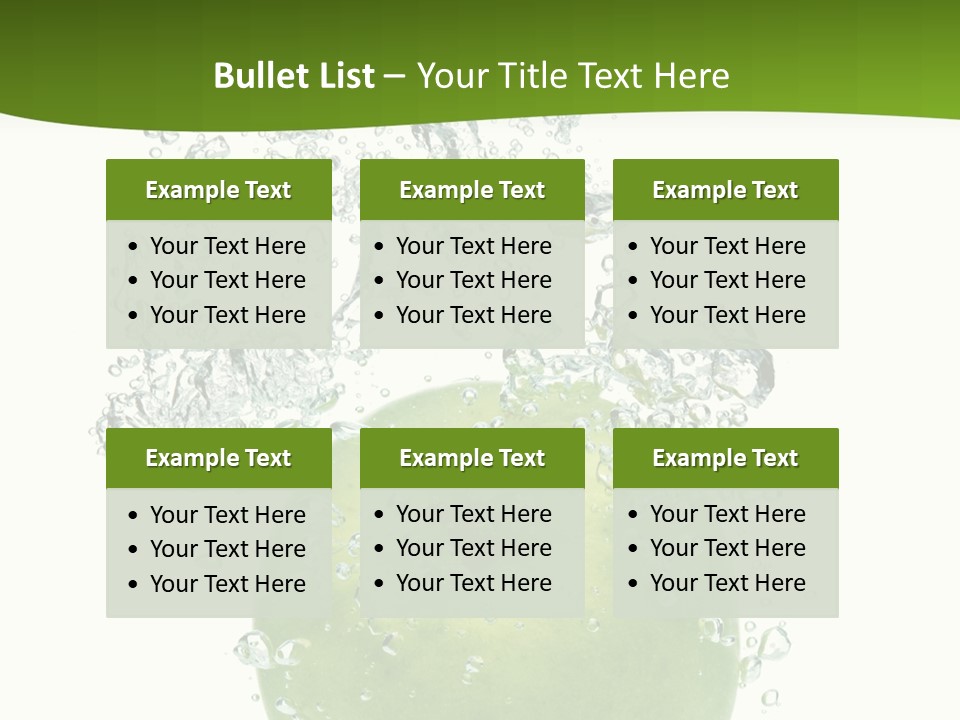 Texture Image Isolated PowerPoint Template