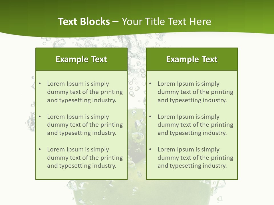 Texture Image Isolated PowerPoint Template