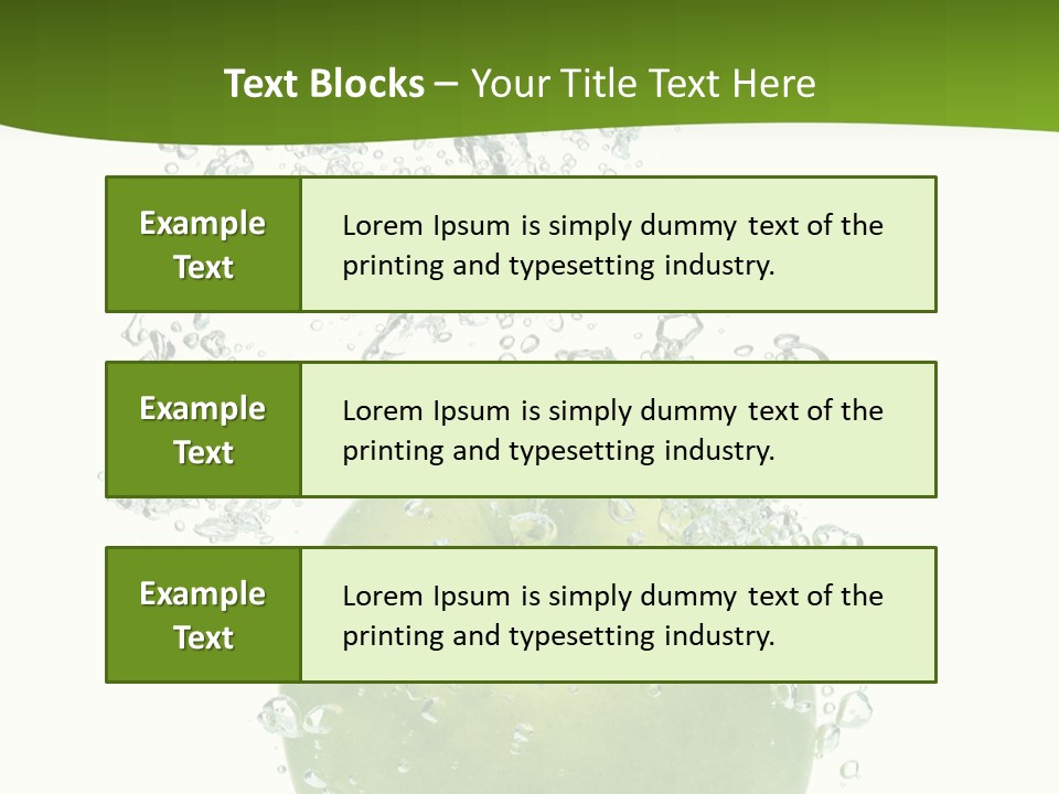Texture Image Isolated PowerPoint Template