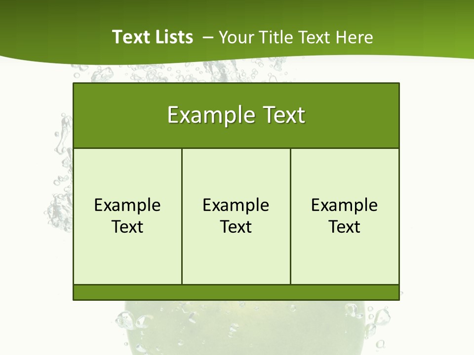 Texture Image Isolated PowerPoint Template