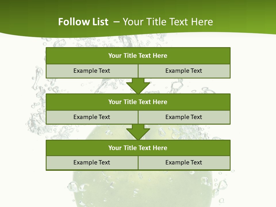 Texture Image Isolated PowerPoint Template